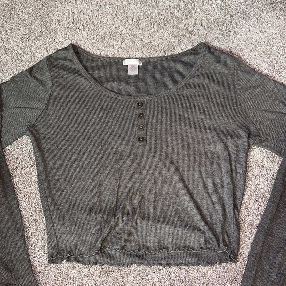 Bozzolo Long Sleeve Crop Top